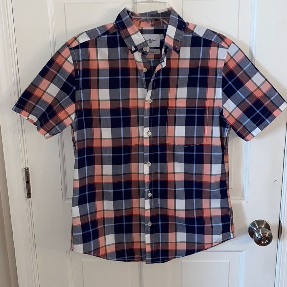 🔥3/$20🔥 Goodfellow & Co. men’s plaid shirt size S